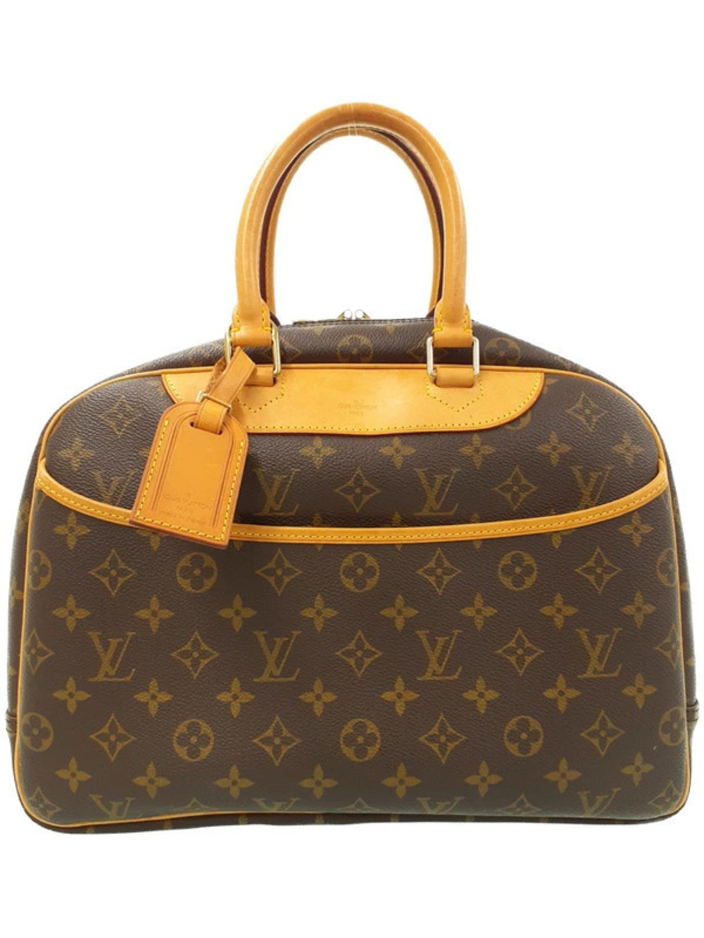 Louis Vuitton Monogram Bowling Vanity Handbag